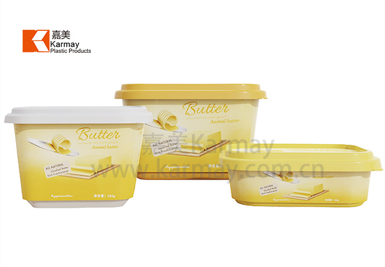 250ml黄油盒，可定制IML、logo,通用性实用性强