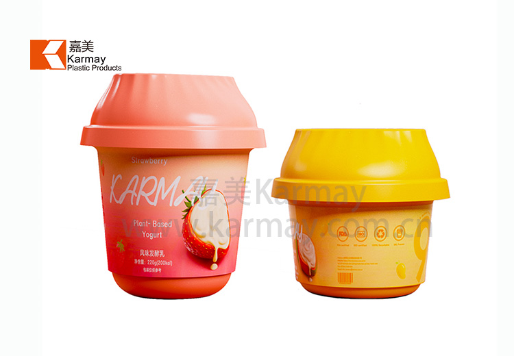 PP IML Plastic Cups and Lid Yogurt packaging Ice cream container Jelly cup