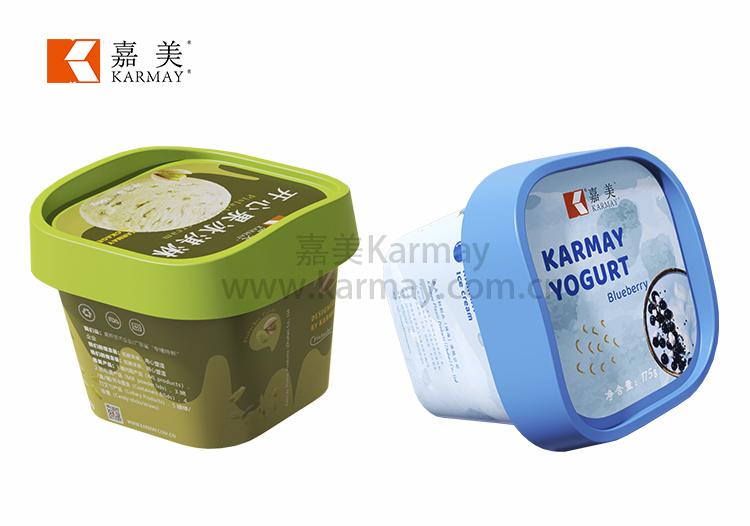 IML 125ML Ice Cream Cup With Lid and Spoon yogurt Container