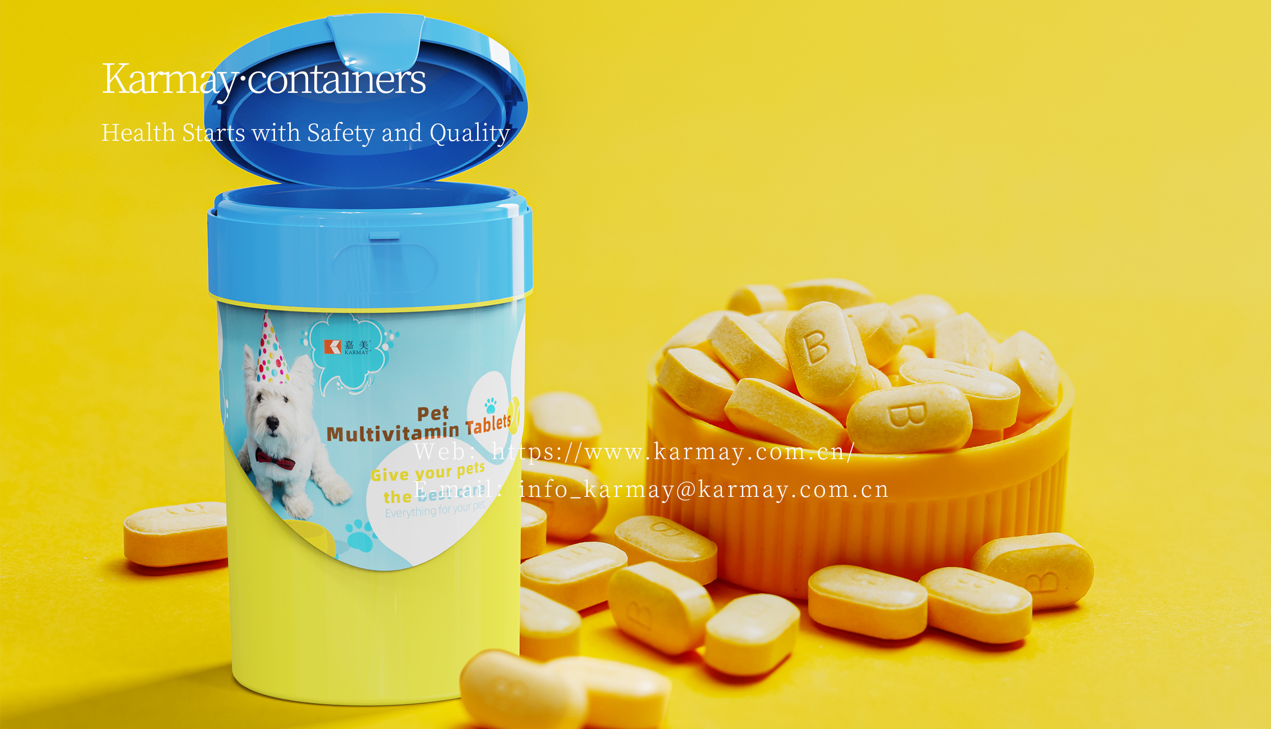 Our manufacturing facility producing high-quality pet supplement packaging